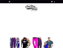 Tablet Screenshot of crazeewear.com